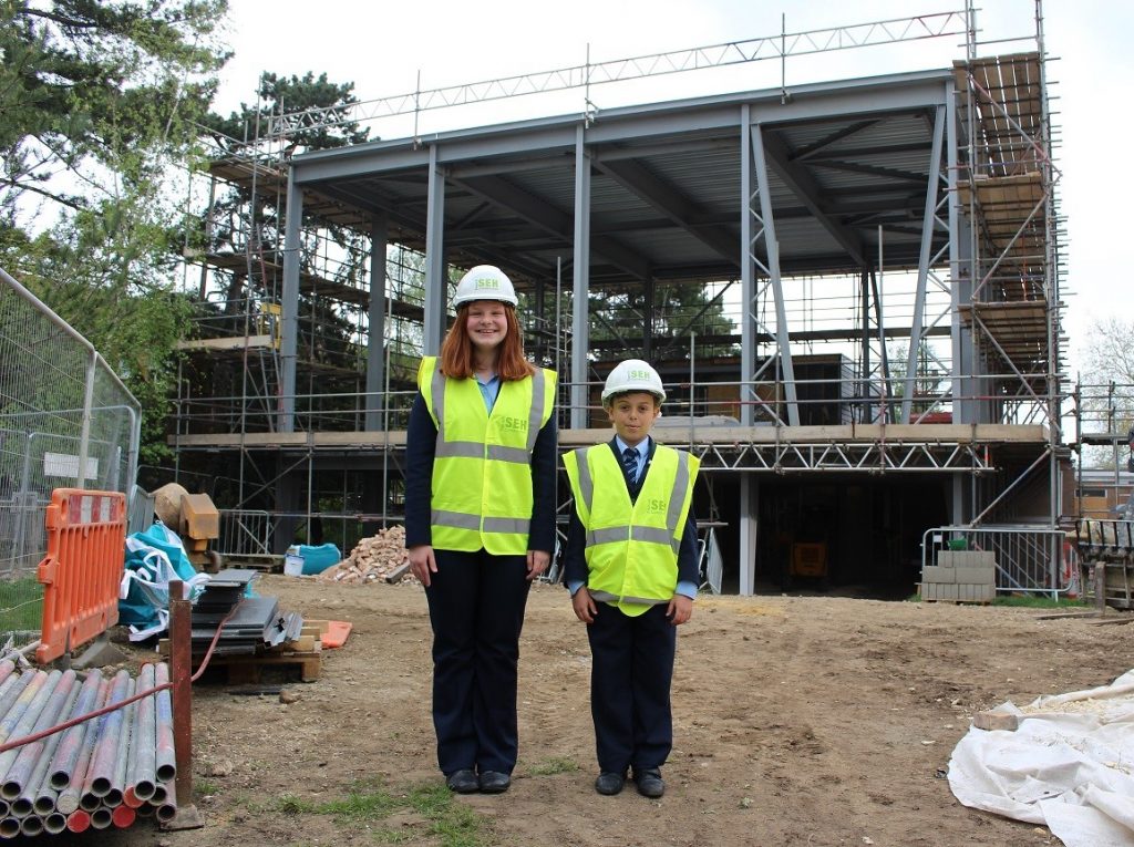 Work progressing well on library extension at Newmarket Academy